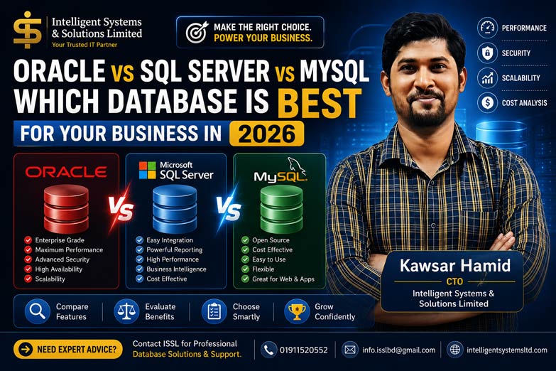 Oracle vs SQL Server vs MySQL: Which Database is Best for Your Business in 2026